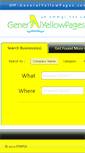 Mobile Screenshot of generalyellowpages.com
